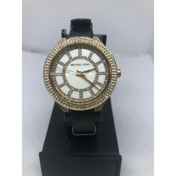 Michael Kors MK3312 Women\'s Black Leather Analog W main image 9